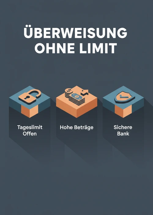 Banküberweisung ohne Limit im Casino: offenes Tageslimit, hohe Beträge und sichere Bank im Überblick.