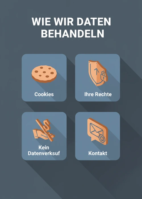 Wie das Banküberweisung-Casino-Portal Daten behandelt: Cookies, Ihre Rechte, kein Datenverkauf und Kontakt.